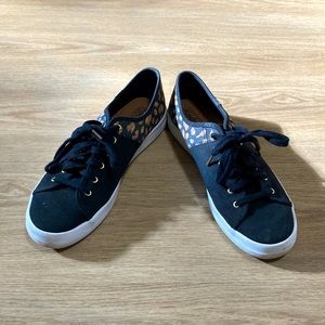 Keds | Black and Cheetah Print shoes